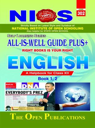 Nios English 302 Book Class 12