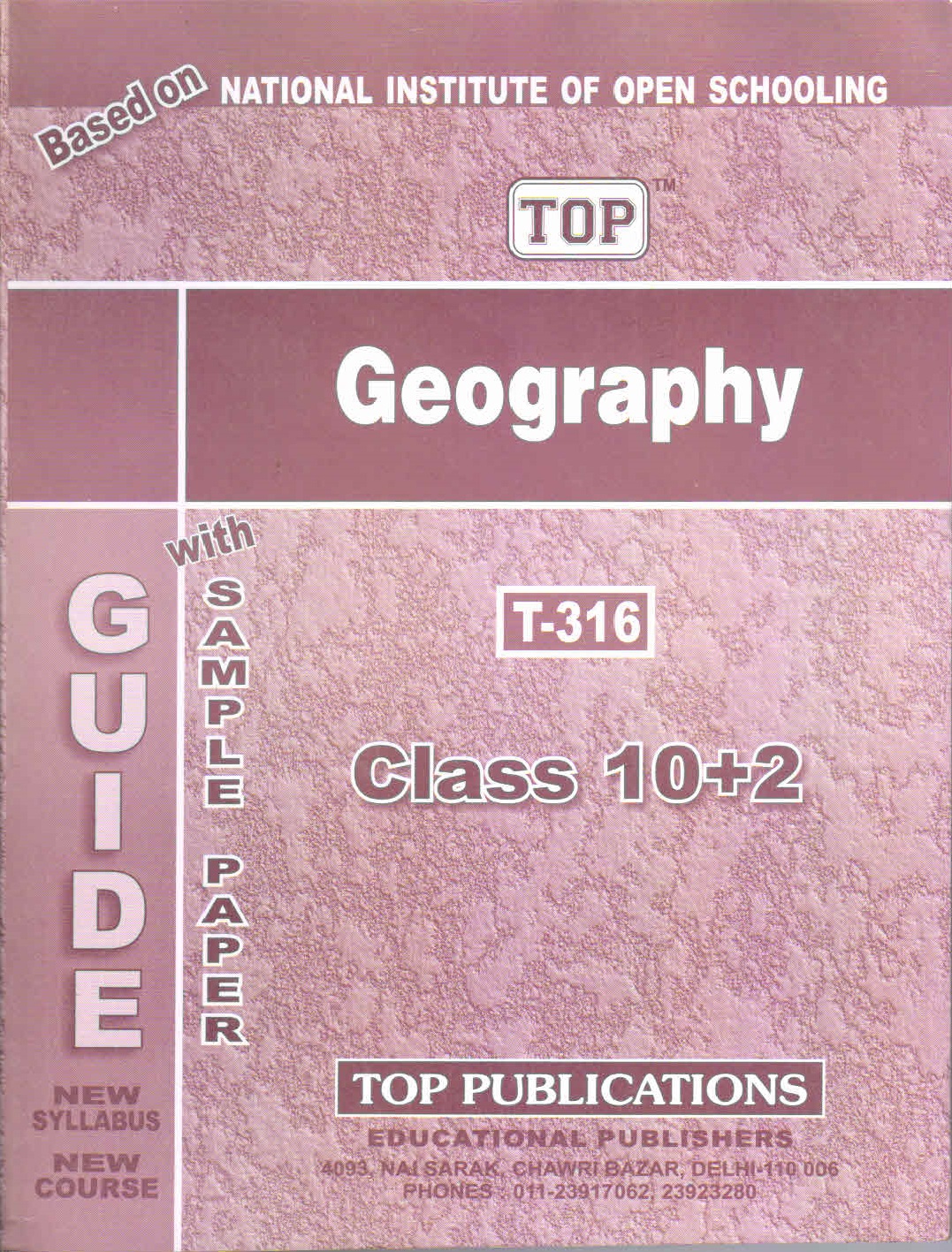 Nios Geography Book Class 12 English Medium