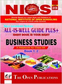 Nios Business Studies (319) Book Class 12 English Medium
