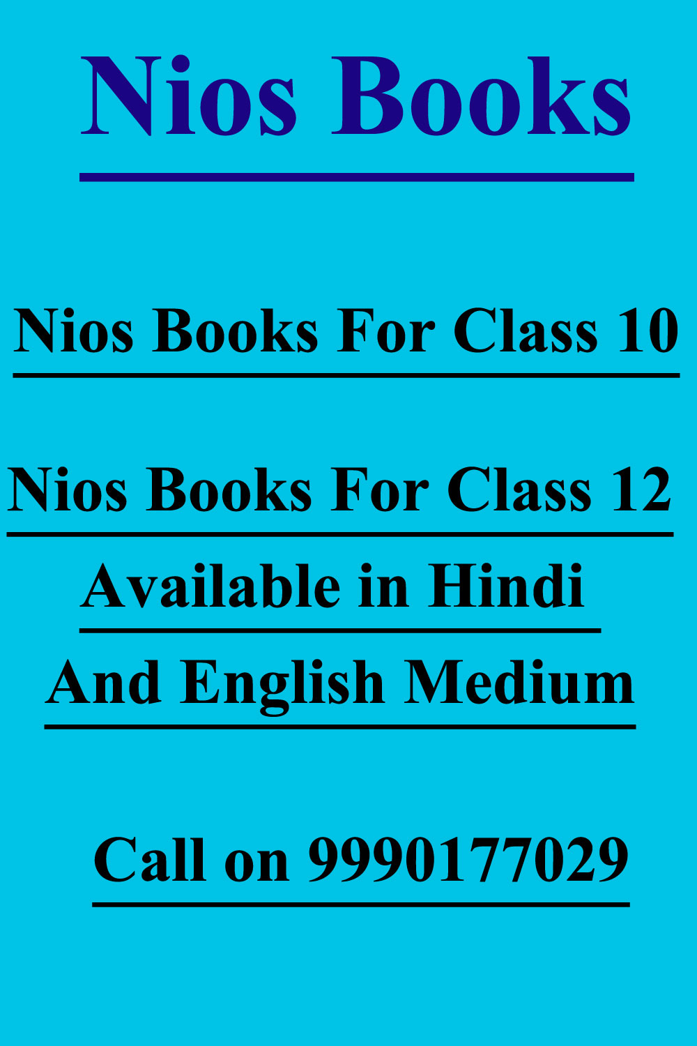 Nios Guide Books For 10th and 12th Class