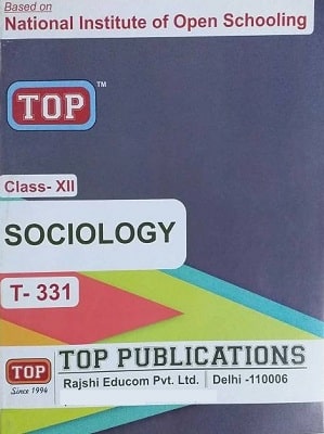 Nios Sociology (331) Book Class 12 English Medium