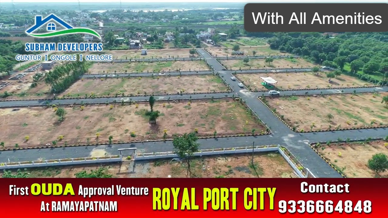 Residential open plots for sale in Ramayapatnam