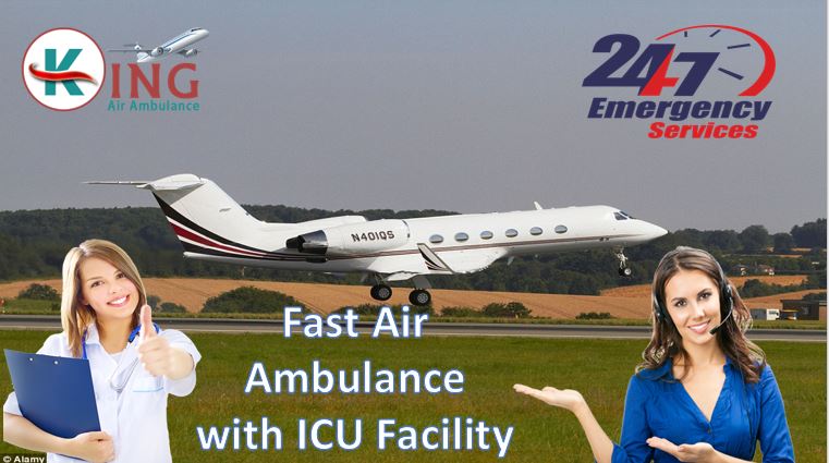 Pick Stunning Air Ambulance Service in Ranchi with ICU Setup by King
