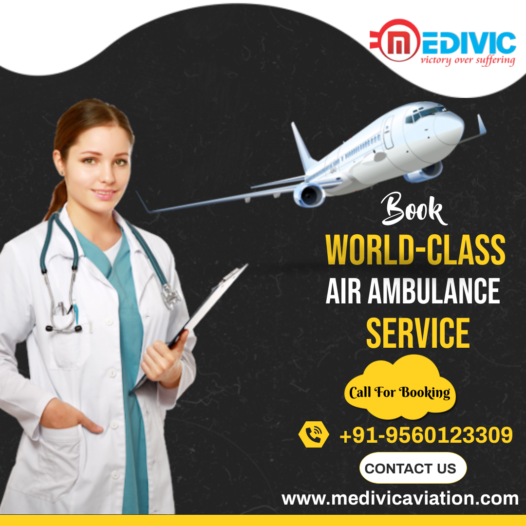 Avail Advanced Intensive Care Unit by Medivic Air Ambulance Service in Patna