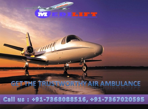 The Complete ICU Facility Medilift Air Ambulance Kolkata with Doctor
