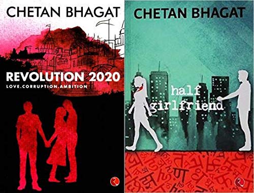 Latest Edition Chetan Bhagat Revolution + Half Girlfriend (COMBO)