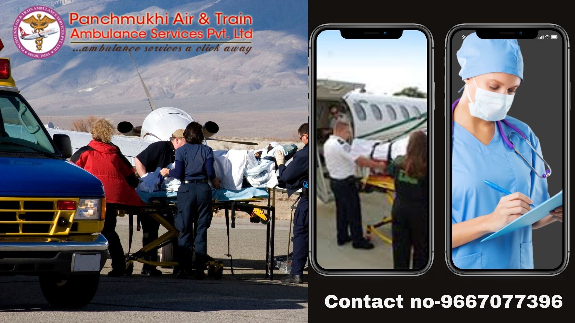 Select the Fast CCU Equipped Air Ambulance Service in Jaipur at Low Fare