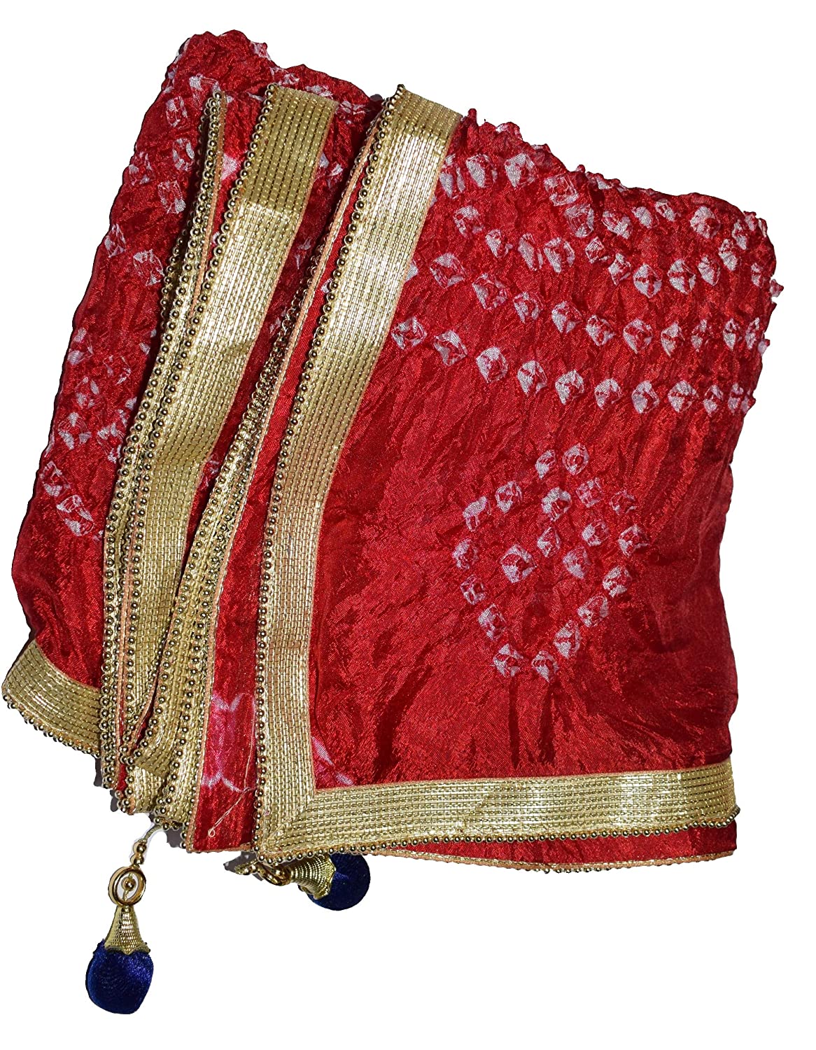 Best  Beautiful Cotton Silk Rajasthani Bandhej Multicolored Dupatta