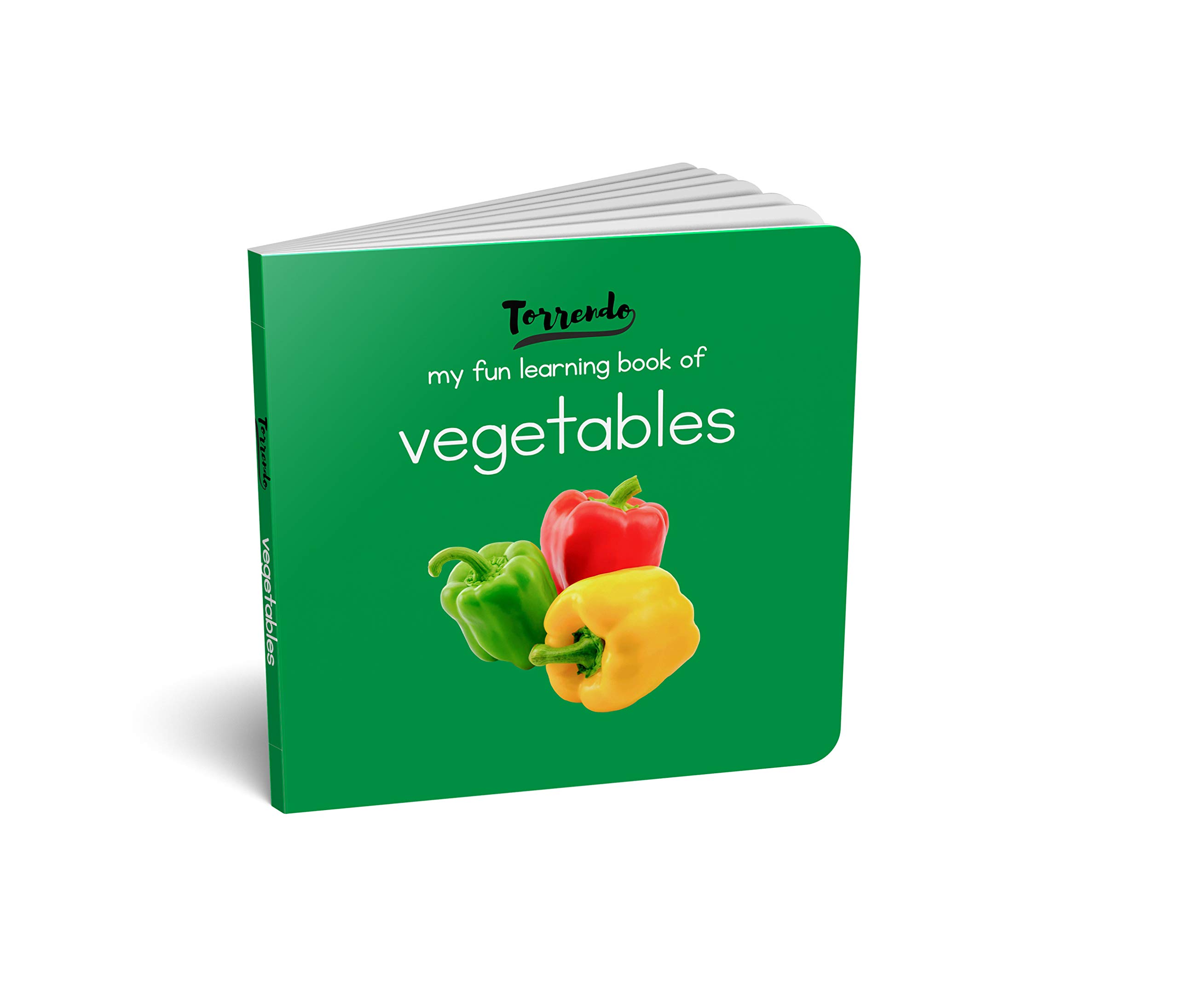 Latest Edition My Fun Learning Vegetables Picture Board Book for Kids