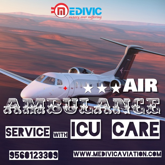 Use Classy Emergency Air Ambulance Service in Kolkata by Medivic