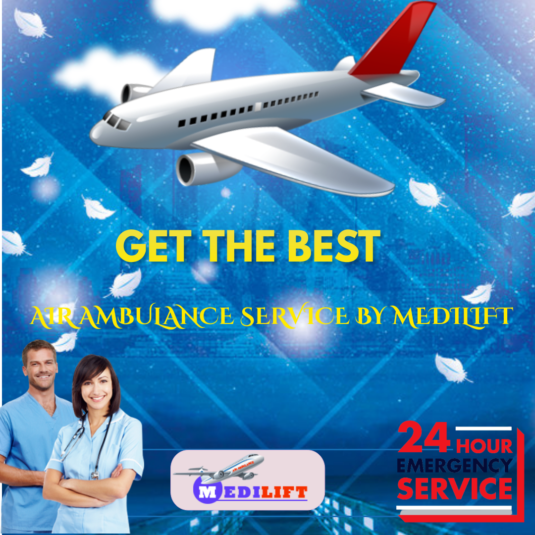 Hire Reliable Fare Medical Emergency Air Ambulance Service in Ranchi