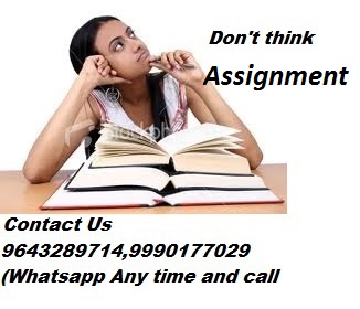 IGNOU Solved assignments 2021-22:-Hi friends, do you assignments is one of the important thing to score well. Because, you get marks for this in your mark sheet. You need to complete your assignments and submit it within the time frame.@9643289714