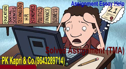 IGNOU Solved Assignments,Solved IGNOU Assignments,Assignment Somution IGNOU FOR M.COM@9643289714