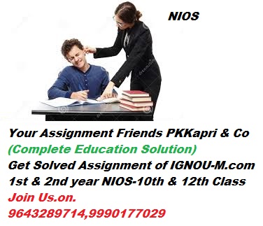 Unable to Find the Solved Assignment of NIOS 10th & 12th Class Call Now 9643289714,9990177029