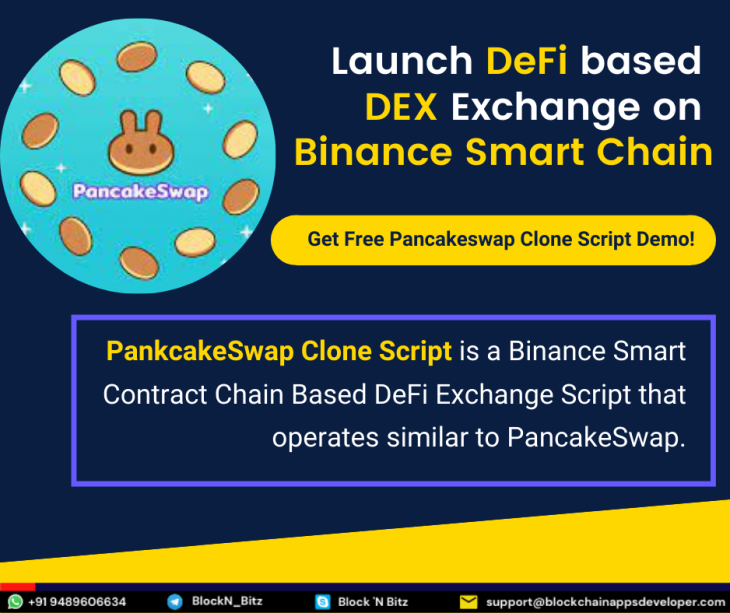 PancakeSwap Clone Script To Launch Defi Based Exchange Like PancakeSwap