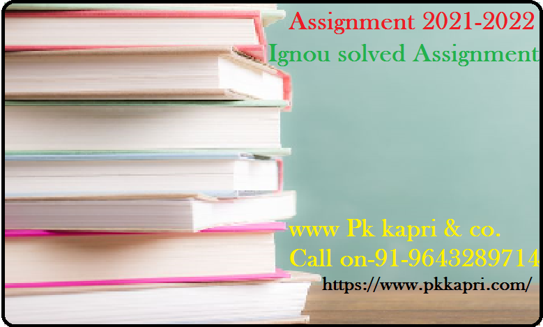 IGNOU MPA 13 Solved Assignment  2022 in PDF Hindi Medium