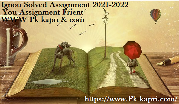 IGNOU Online Handwritten Assignment File 2022 Current Session