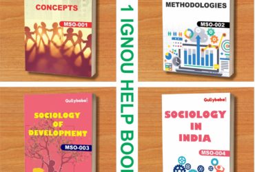 LATEST GullyBaba IGNOU MA Sociology MSO-1 MSO-2 MSO-3 MSO-4 (English Medium) First Year COMBO of IGNOU Help Books