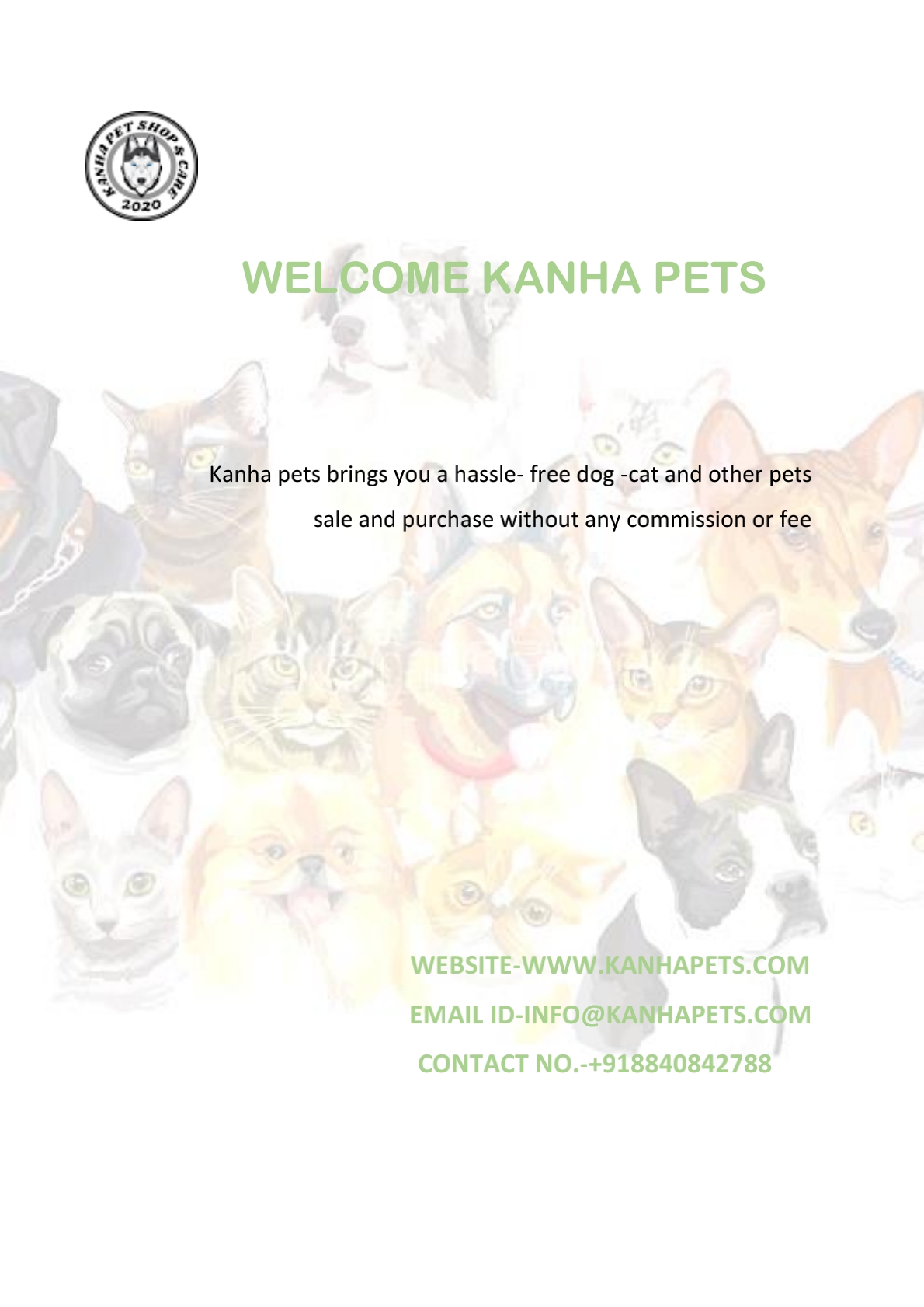 Kanha Pet brings you the best quality pets
