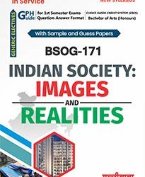 LATEST Gullybaba CBCS IGNOU Generic Elective Sociology BSOG-171 Indian Society: Images and Realities In English Medium