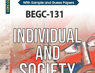 LATEST Gullybaba IGNATESOU (CBCS Books) Bag, BEGC-131 Individual And Society in English Medium, IGNOU Help Book with solved Sample Papers and Important Exam Notes