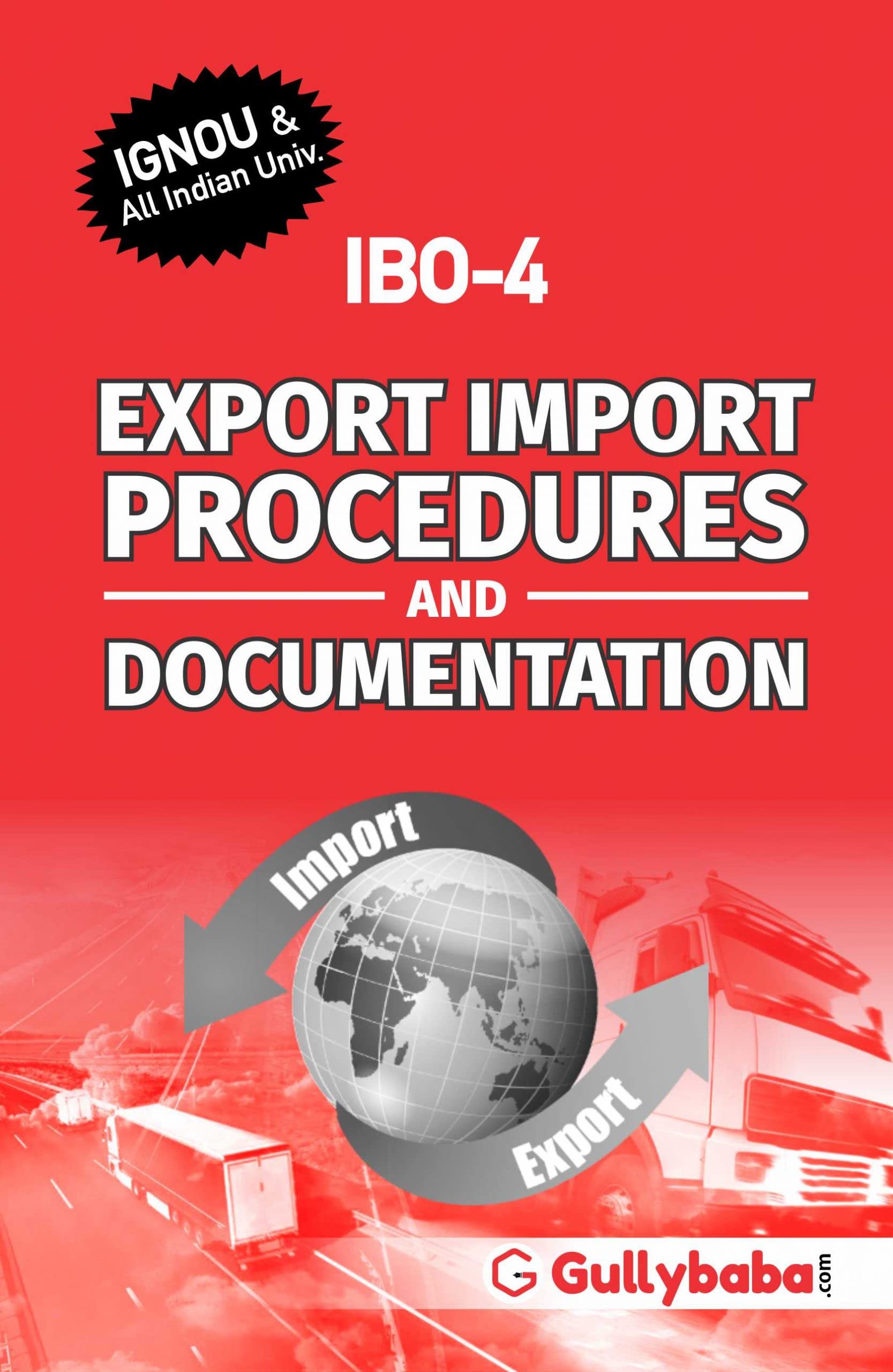 LATEST IBO-4 Export Import Procedures And Documentation