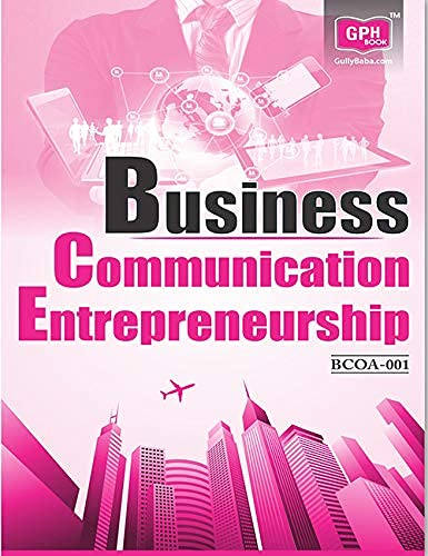 NEW BCOA-001 Business Communication and Entrepreneurship in English