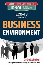 NEW ECO13 Business Environment (IGNOU Help book for ECO-13 in English Medium)