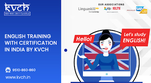 English training with certification in India by KVCH