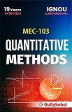 NEW Gullybaba IGNOU 1st Year MA (Latest Edition) MEC-103 Quantitative Methods