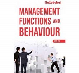 NEW Gullybaba IGNOU 1st Year MBA (Latest Edition) MS-01 Management Functions and Behavior IGNOU Help Book with Solved Previous Years’ Question Papers and Important Exam Notes