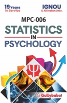 NEW Gullybaba Ignou MPC (Latest Edition) MPC-006 Statistics in Psychology, IGNOU Help Books