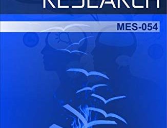 MES54 methodology of Educational Research(IGNOU Help Book for MES-54in English Medium) (med-mes-054) [Paperback] Anjula Singh and Gullybaba.com Panel