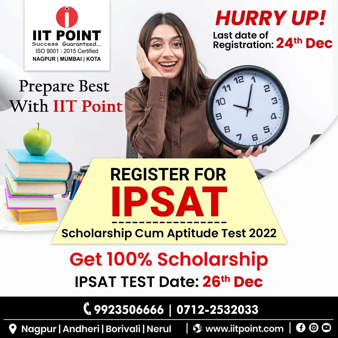 IPSAT (IIT Point Scholarship cum Admission Test) 2022
