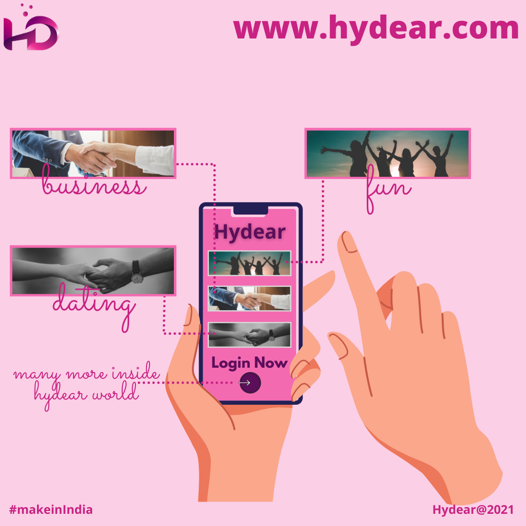 Hydear is a brand-new social media platform with vast variety of features which you will never get in any other social media platform.