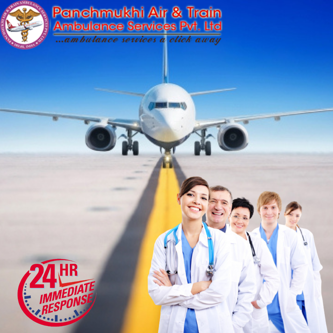Choose Panchmukhi the Lowest Fare Air Ambulance Patna with Medical Team
