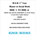 IGNOU LATEST SOLVED ASSIGNMENT OF Master of Social Work (MSW) 1st Year English Medium MSW-1 to MSW-6