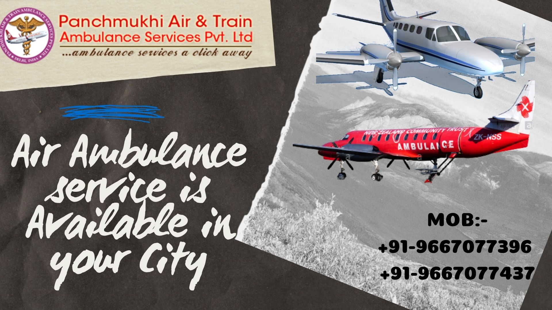 Budget-Friendly Air Ambulance in Dibrugarh by Panchmukhi with Medical Aids