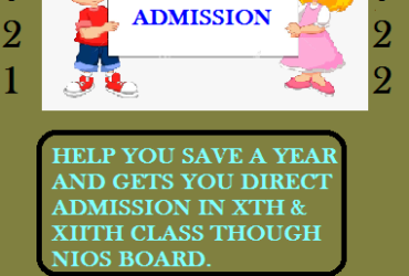 NIOS Admission 2022 for 10th & 12th Started Apply Now