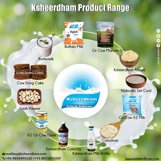Fresh cow milk delivery near me | Ksheerdham Dairy Products