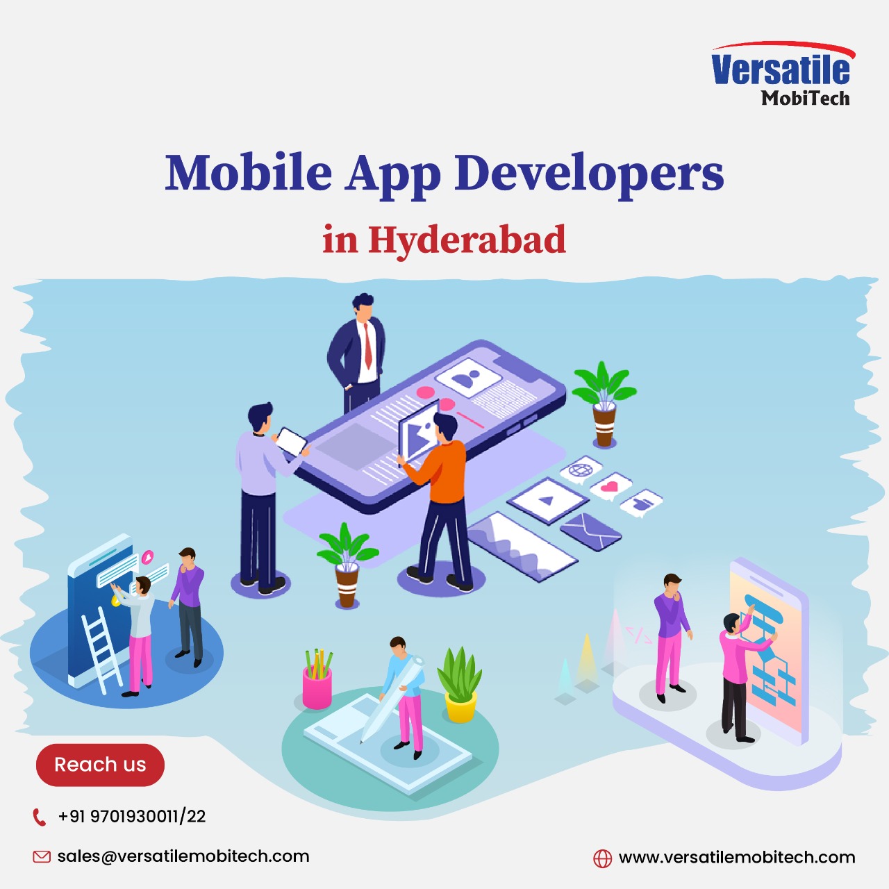 Mobile App Developers in Hyderabad | Versastile Moibtech