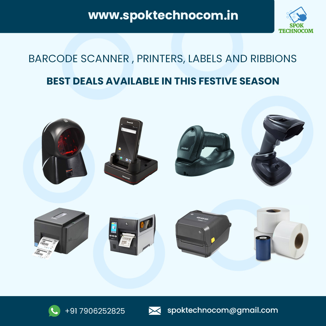 SPOK Technocom – Barcode Printer, Scanner, Labels & Ribbons