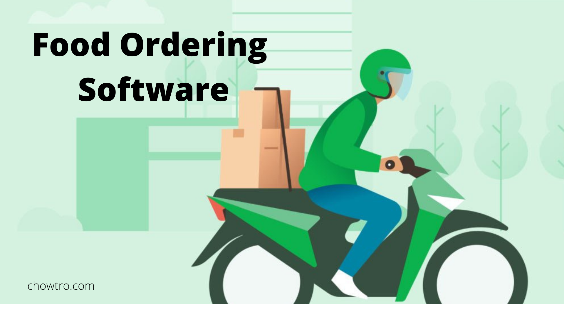 Online food ordering software