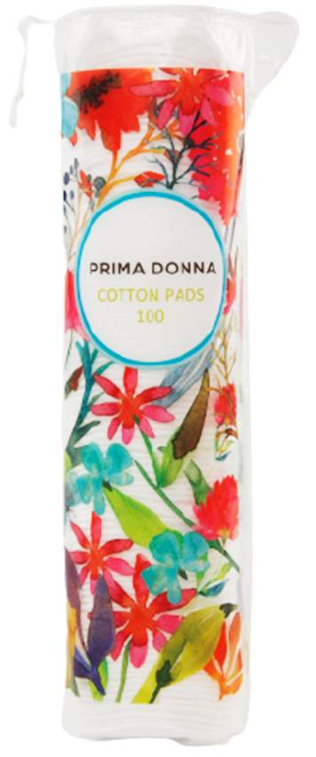 Prima Donna Cotton Round Pads, Soft and absorbent, Chemical Free, (White, Pack of 100)