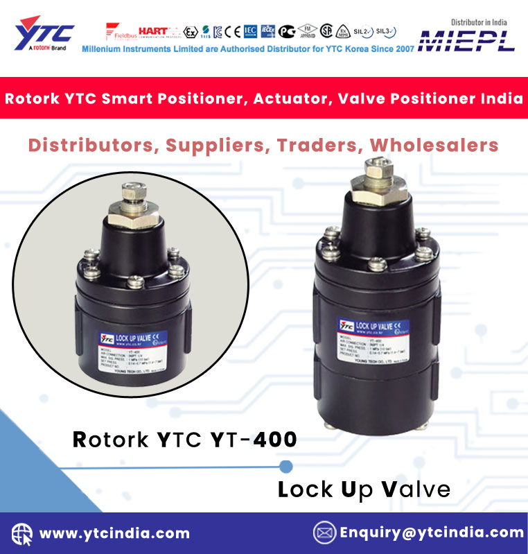 ROTORK YTC YT-400 LOCK UP VALVE Suppliers In India | YTC INDIA
