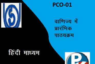 IGNOU PCO-01: PREPARATORY COURSE IN COMMERCE hindi medium Handwritten Assignment File 2022