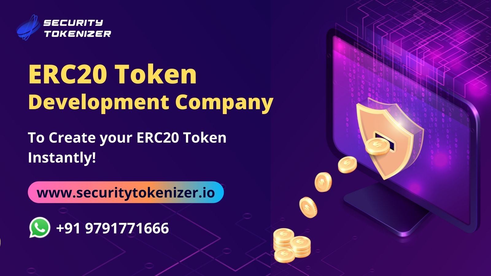 ERC20 Token Development Company | ERC20 Token Development Services – Security Tokenizer