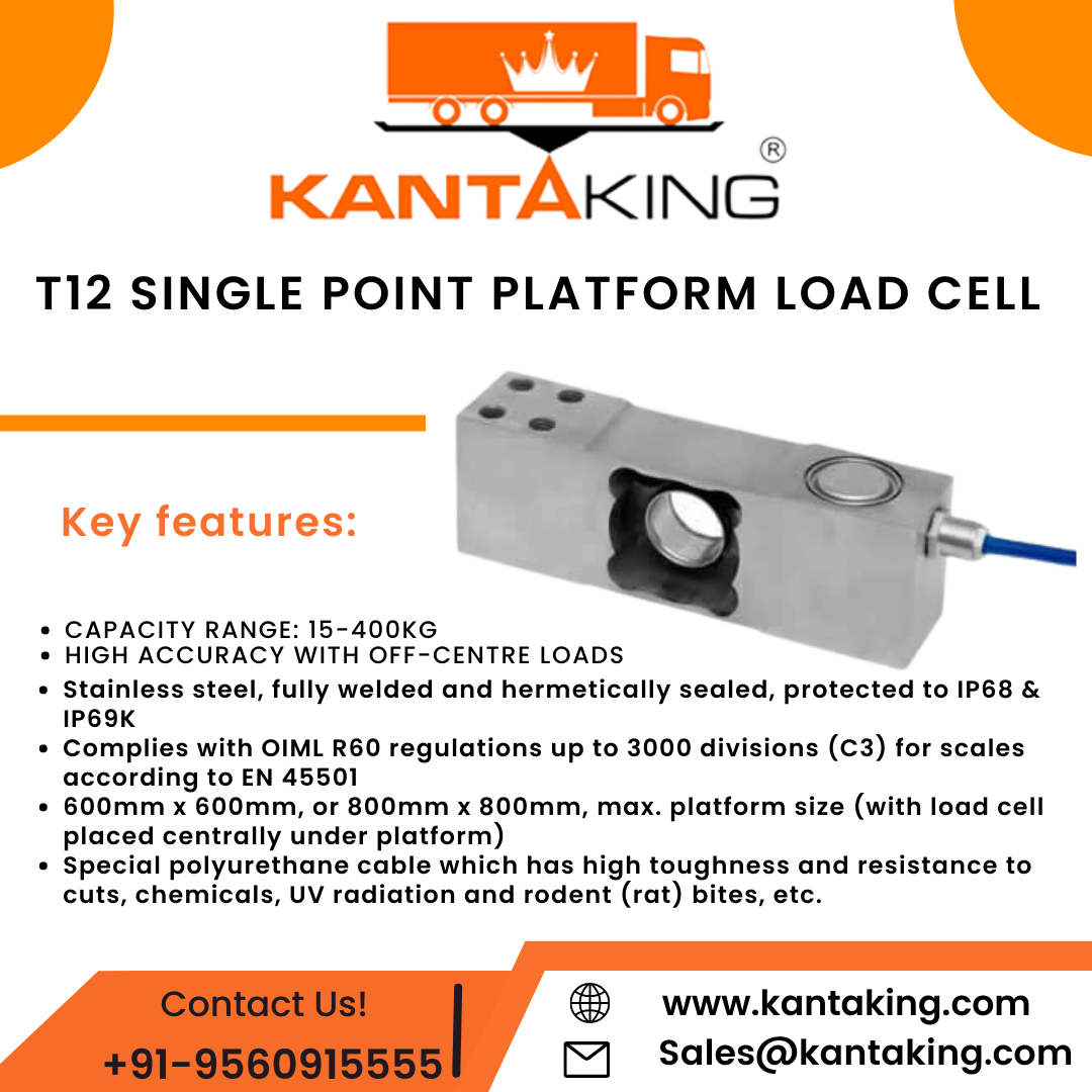 T12 Single Point Platform Load Cell | T12 Load Cell – kanta King