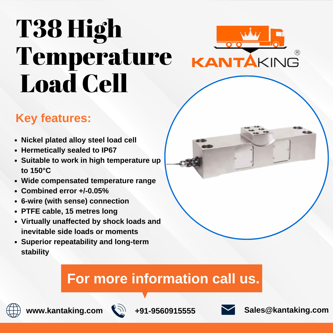 Load Cells for High Temperature Use || Model  T38 Load Cell