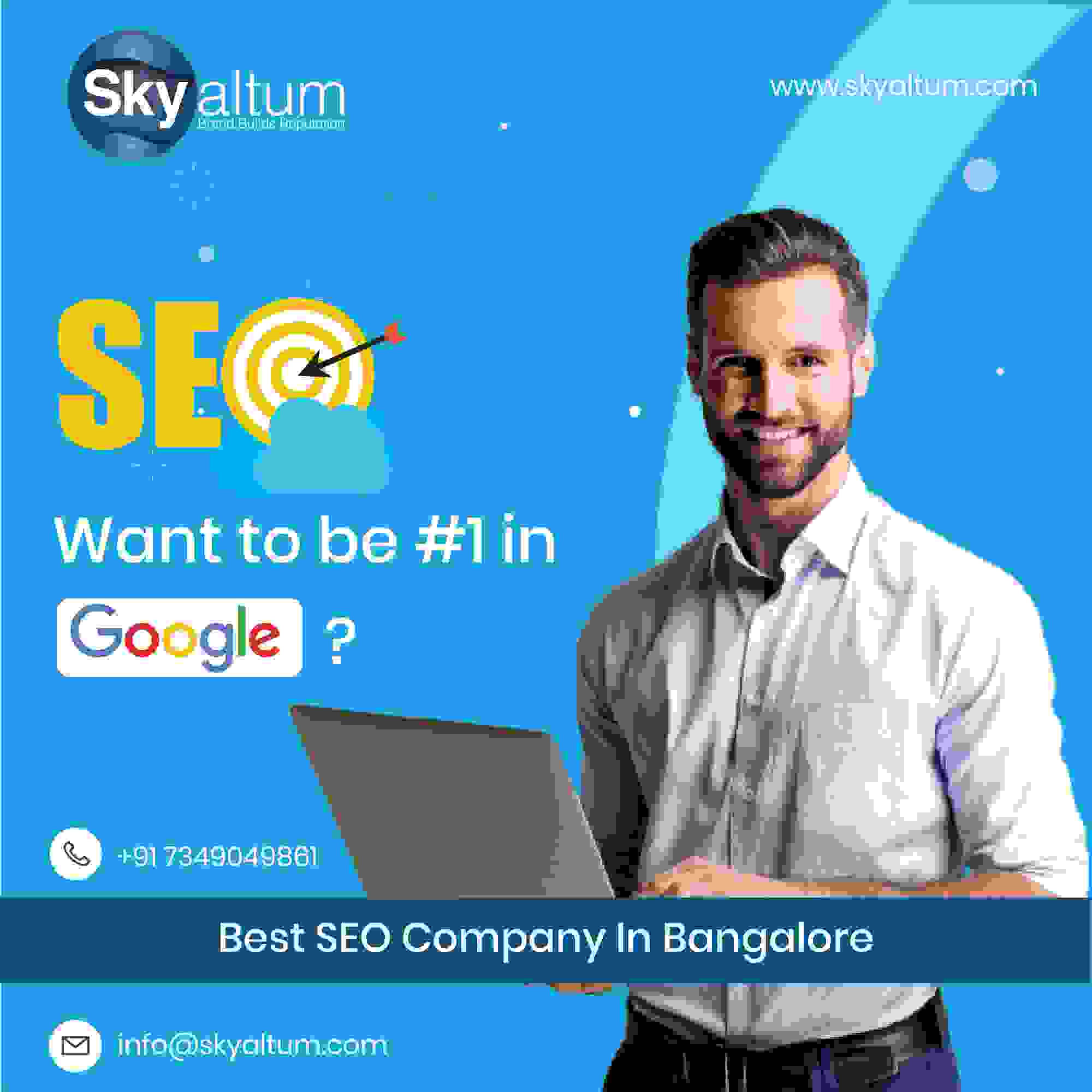 Looking for 1st Page Results in Google? Best seo company in Bangalore Skyaltum